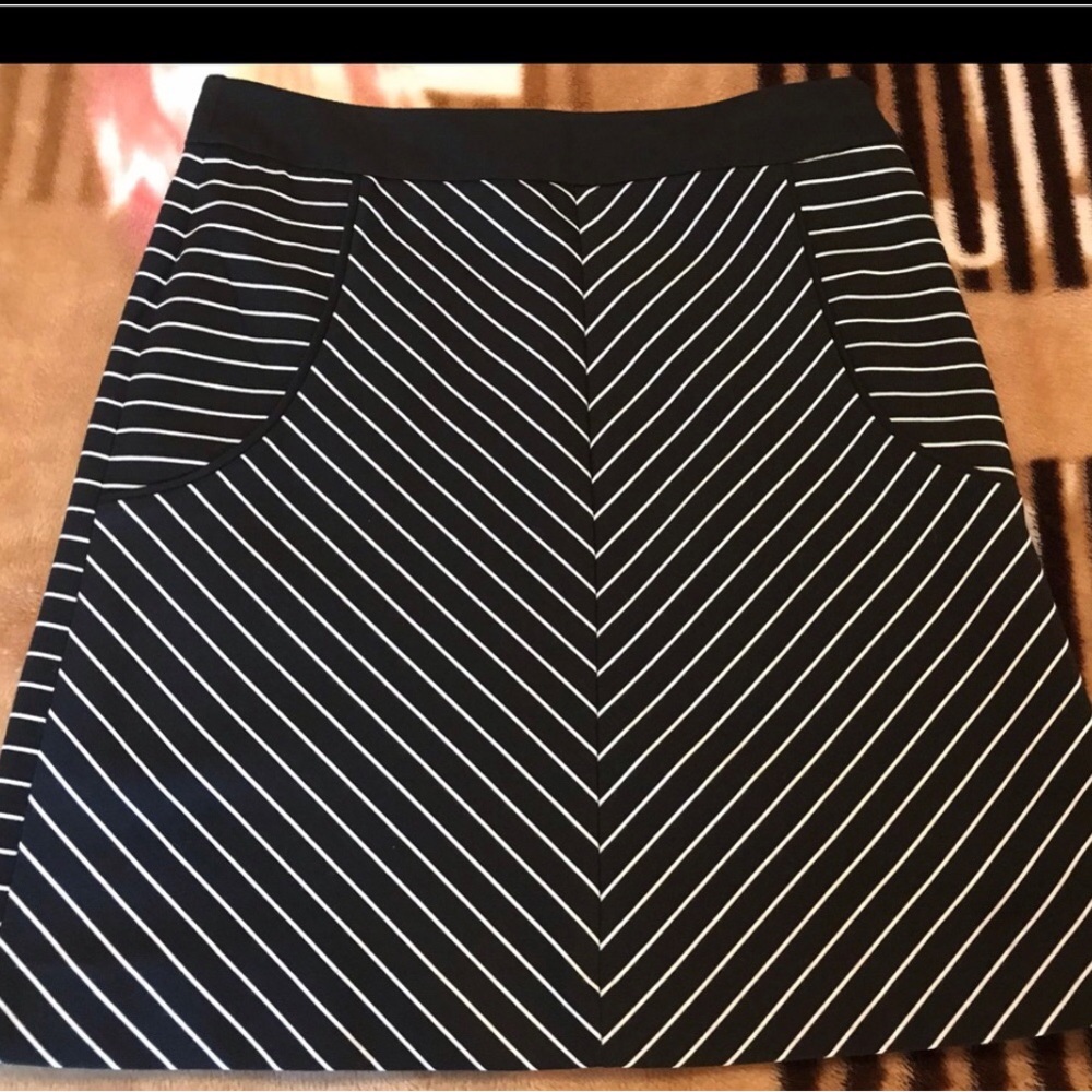 ladies skirt by Darjoni in black and white 10